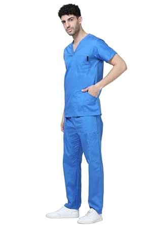 HyCom BlendoSoft Medical Scrubs for Men - PolyCotton Scrub Uniform ...