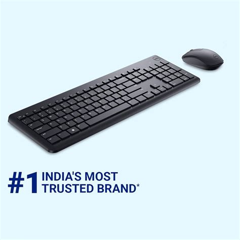 Buy DELL KM3322W Wireless Keyboard & Mouse Combo (1000 DPI, Spill ...