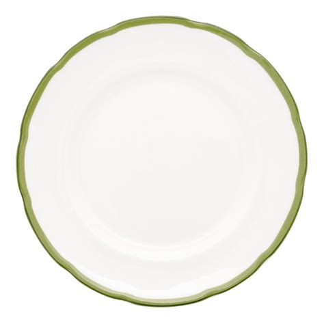Green Border Audley Scalloped Bread & Butter Plate - 6" – Thomas Goode ...