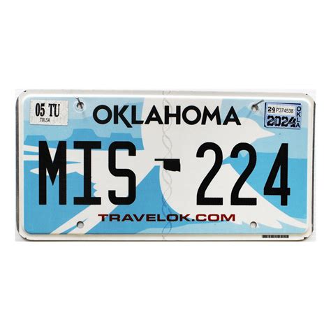 Oklahoma New License Plate