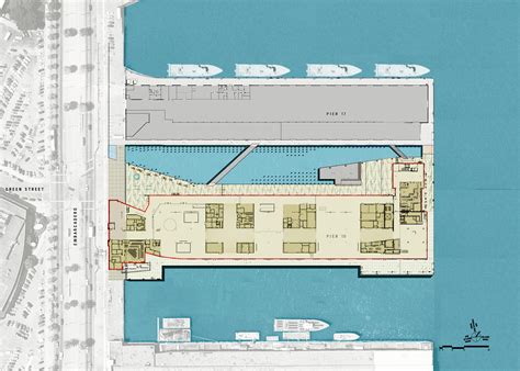 The site and ground floor plan of the Exploratorium’s future new home ...