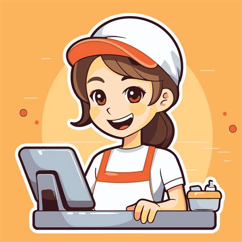 Image result for Cartoon Computer Girl