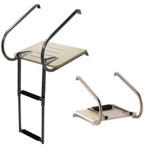 2 Step Platform Boat Ladder Outboard Transom Ladder Inboard Outboard ...