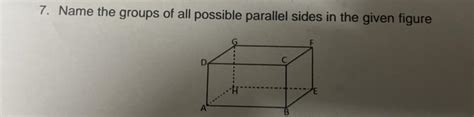 Name the groups of all possible lines in the attached figure - Brainly.in