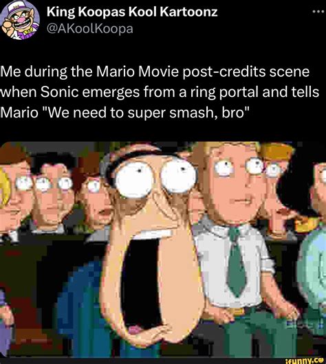 King Koopas Kool Kartoonz @AKoolKoopa Me during the Mario Movie post ...