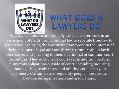 PPT - What does lawyers do PowerPoint Presentation, free download - ID ...