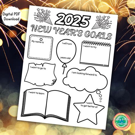 New Years Goals Clipart