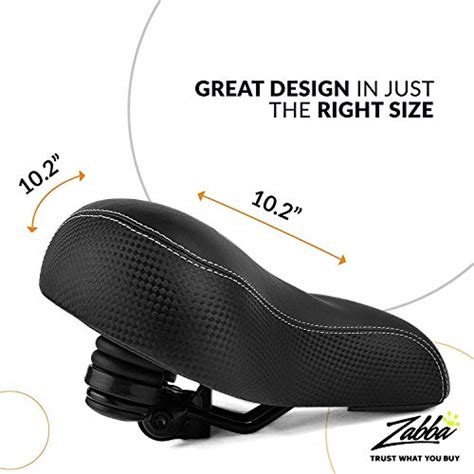 Buy Bikeroo Extra Padded Bike Seat - Firm Comfortable Bike Seats for ...