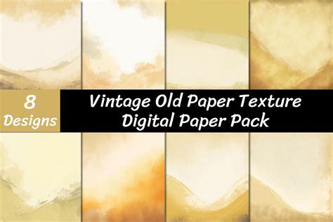 Vintage Old Paper Texture Backgrounds Graphic by VYCstore · Creative ...