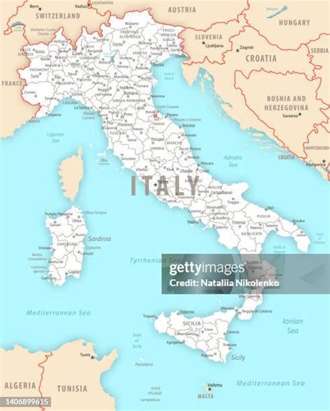 Detailed Map Italy 的图像结果