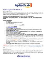 MyMathLab Sign Up 的图像结果