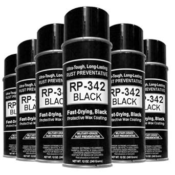 Cosmoline RP-342 Black Rust Preventive Spray (Military-Grade) 12-Cans ...