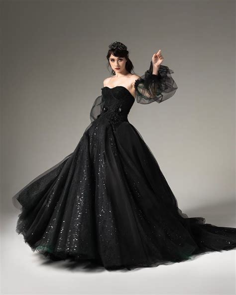 White Gothic Style Wedding Dresses