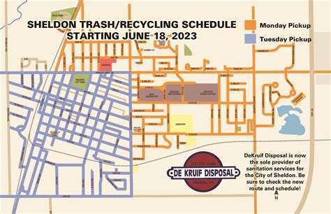 2026 Residential Garbage / Recycling Schedule | City of Sheldon