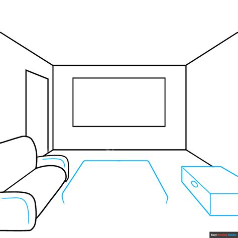 One Point Perspective Drawing Bedroom Easy - Infoupdate.org