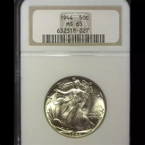 1944 Half Dollars Liberty Walking NGC MS-65 - Miller's Mint
