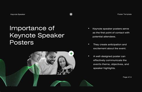 Keynote Speaker Poster Template in PDF, PPT, Google Slides, Apple ...