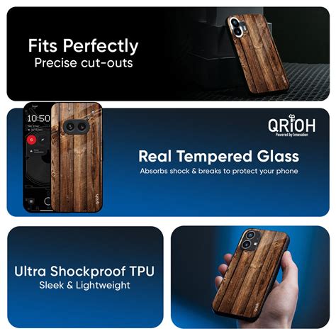Timber Printed Nothing Phone 4a 5G Glass Back Cover - Flat 35% Off On ...