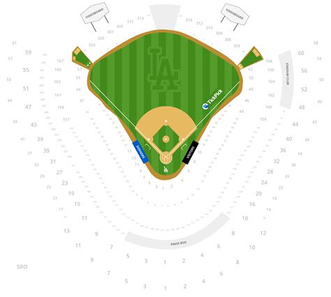 Los Angeles Dodgers Interactive Seating Chart and Seat Views