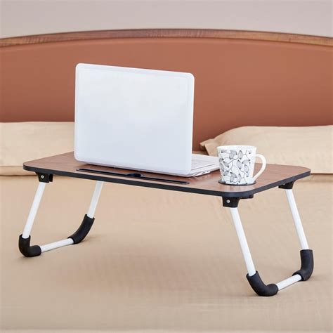 Buy Jupiter Folding Laptop Desk - Brown from Home Centre at just INR 495.0
