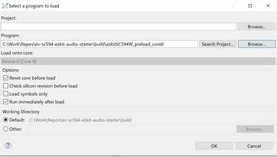 Setting Up a Debug Session [Analog Devices Wiki]