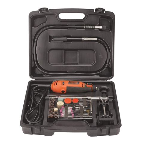 BLACK+DECKER RT18KA 180W 220V Cordless Electric Rotary Tool Kit Box For ...