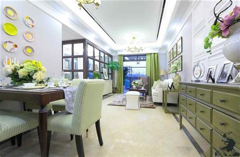沧州颐和庄园三居139平美式风格装饰装修案例效果 大包14万