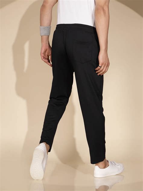 Mens Black Solid Lower