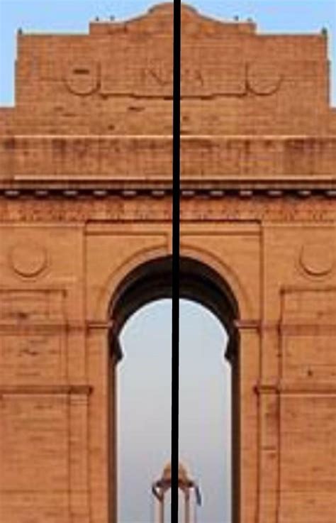 symmetry lines in India gate - Brainly.in