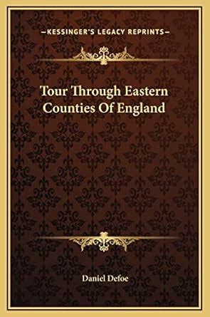 Buy Tour Through Eastern Counties Of England Book Online at Low Prices ...