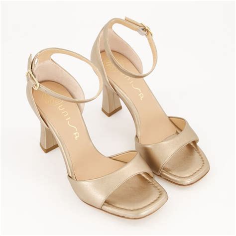 Bronze Tone Metallic Safira Leather Shoes - TK Maxx UK