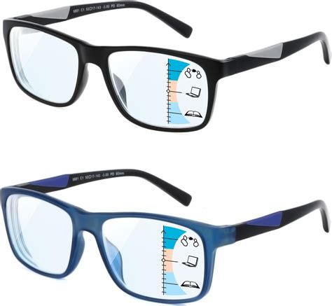 Amazon.com: 2 Pack Executive Prescription-Quality Frame Progressive ...