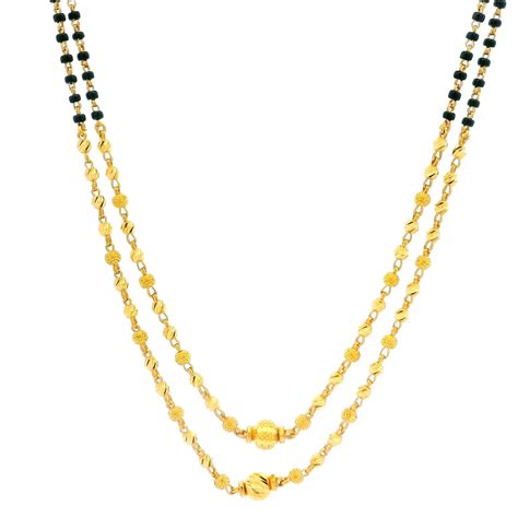 Luxuriant Charm Gold Mangalsutra – WHP Jewellers
