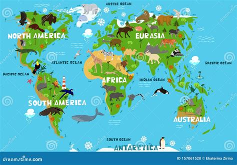 World Map Continents Oceans 的图像结果