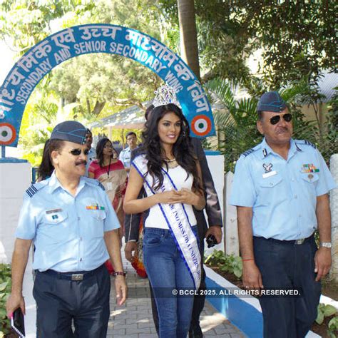 Noyonita's visit to the Air Force Base and School