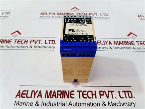 Measurement Mtl2212 3-channel Switch Operated Relay – Aeliya Marine