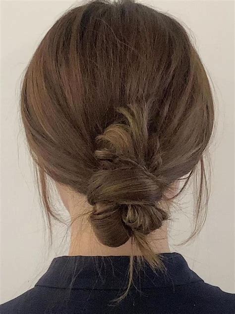korean hair bun