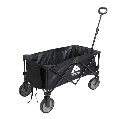 Ozark Trail Folding Camp Multipurpose Wagon, Black - Walmart.com