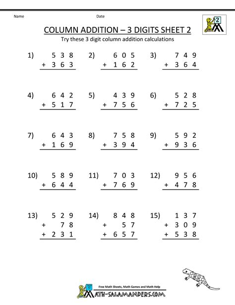 Image result for Grade 2 Math Addition