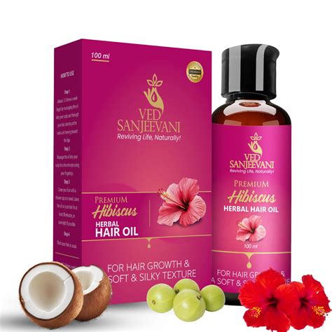 Shop Hibiscus Herbal Hair Oil – Ved Sanjeevani