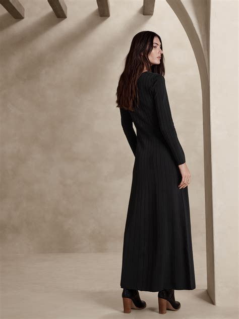 Aicha Maxi Sweater Dress | Banana Republic
