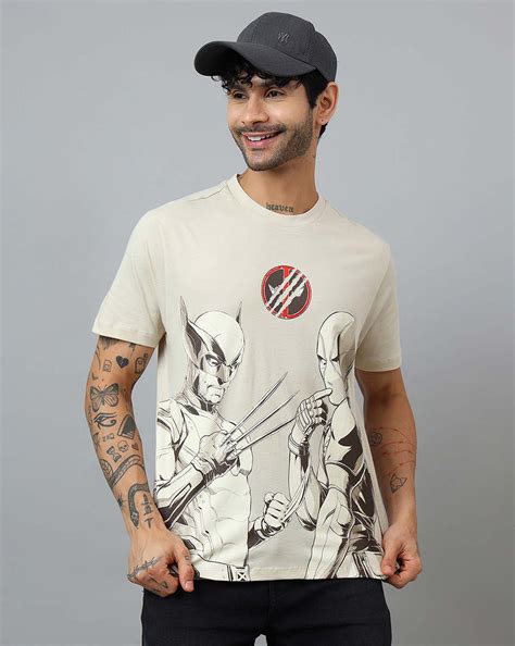 Deadpool & Wolverine Printed Relaxed Fit Tshirt For Men – Free Authority