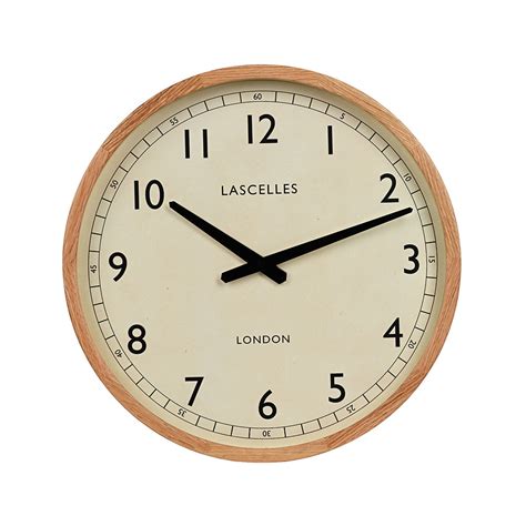Framed Oak Wood Traditional Wall Clock – Tresorieonline