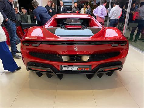 Ferrari 296 GTB Rossa Corsa / Nero, 3L V6 TT Hybrid 819HP, Launch Event Ferrari Silicon Valley ...