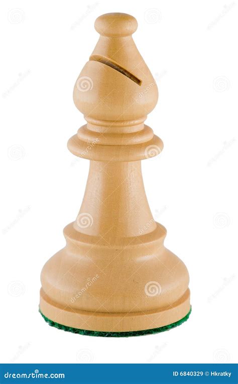 Chess piece - white bishop stock image. Image of movement - 6840329