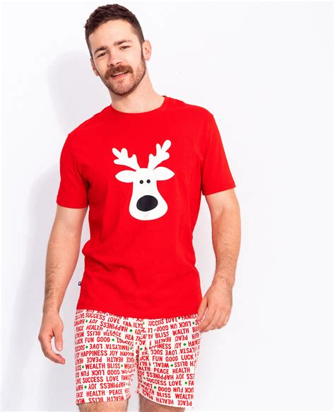 Men's Short Pajama Xmas Wish
