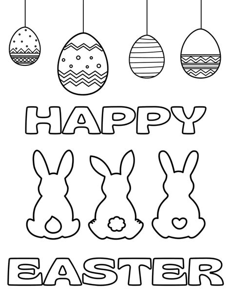 25 Free Printable Easter Coloring Pages for Kids - Prudent Penny Pincher