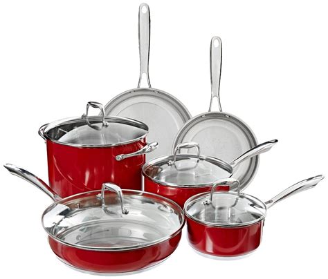 Kitchenaid 10 Piece Stainless Steel Cookware Set