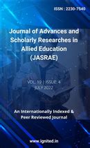 Vol. 19 No. 4 (2022): Journal of Advances and Scholarly Researches in ...