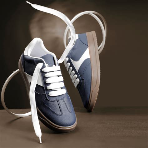 Buy Leap7x Casual Navy Blue Lacing Sneakers For Men SPORTSTAR7 By Liberty